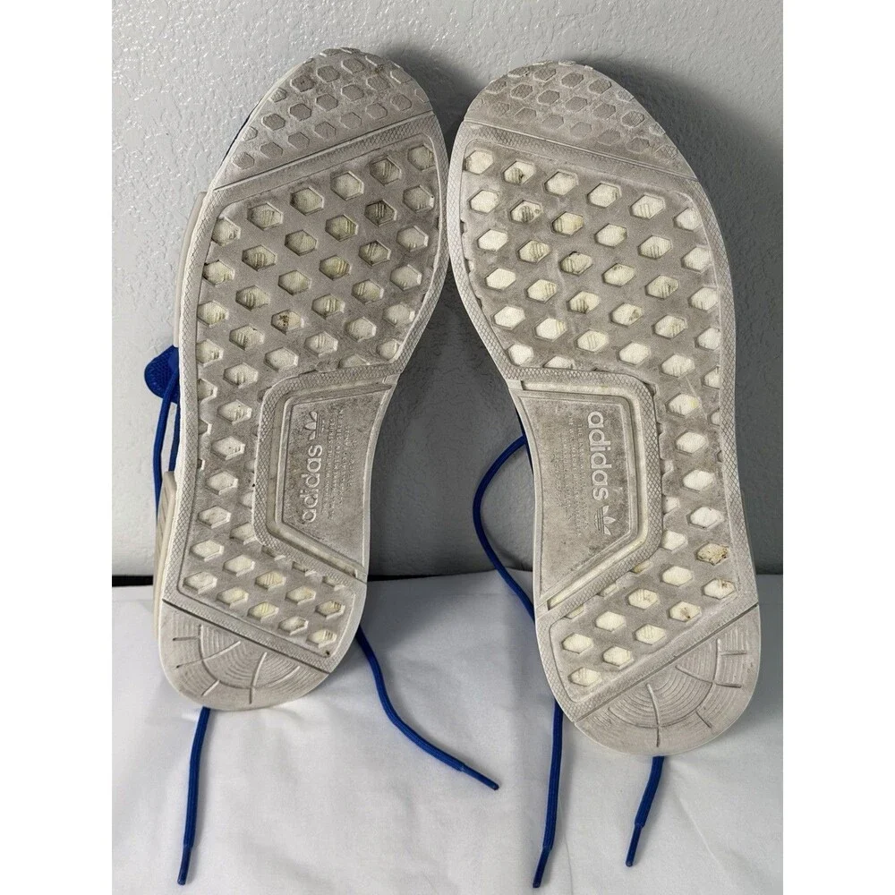 Adidas NMD R1 Royal Blue White Men's Size 10.5 Running Shoes GX4601 Casual